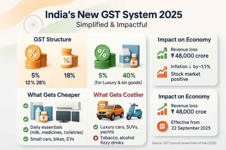 40% Sin Tax on Tobacco, Cold Drink and Luxury Cars – India GST 2025
